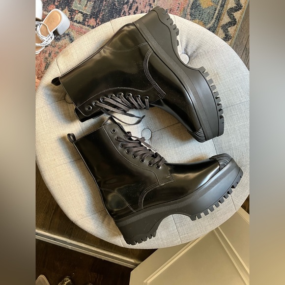 SCHUTZ Emilie Combat Boots NWOB - Picture 6 of 8